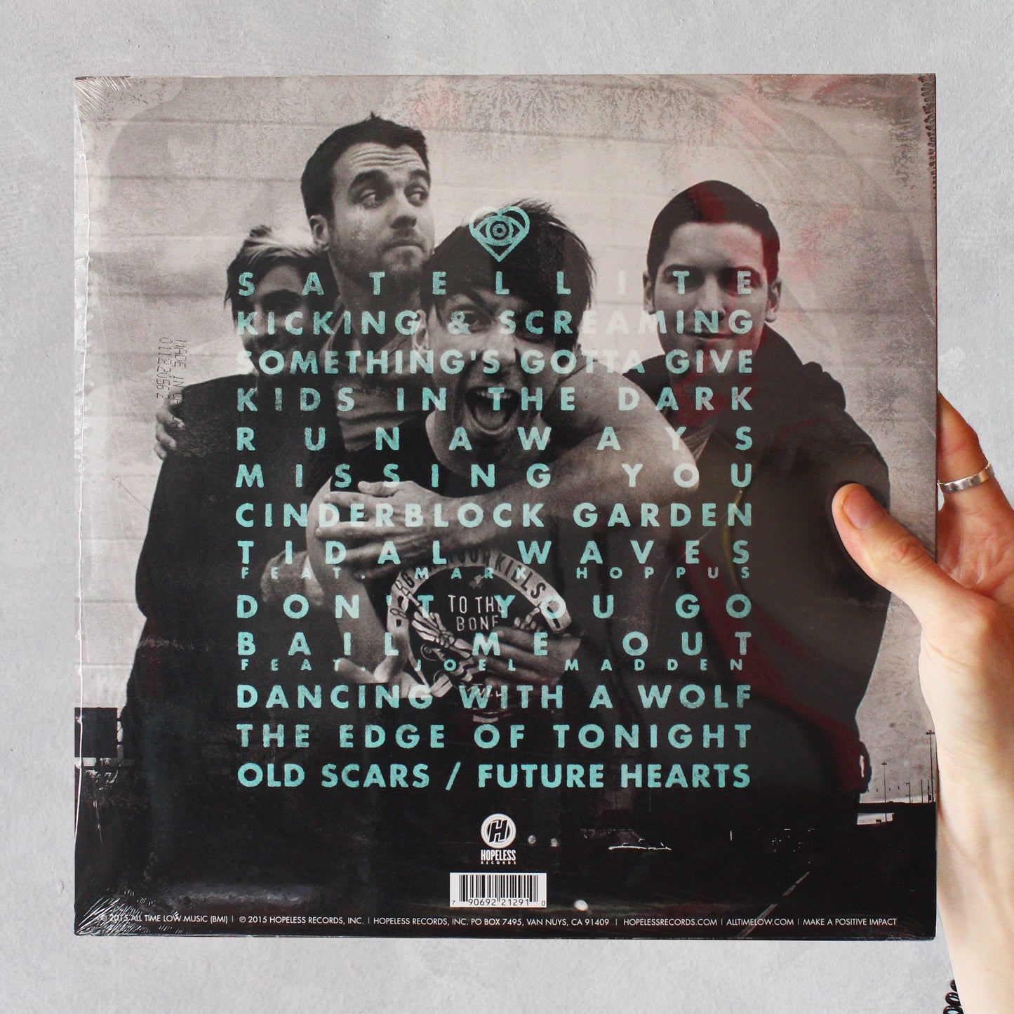 All Time Low - 'Future Hearts' (2015) Exclusive Light Blue Vinyl - Audio Architect Apparel