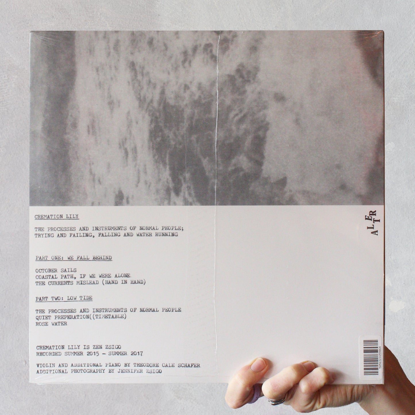 Cremation Lily - 'The Processes And Instruments Of Normal People (2020) Vinyl - Audio Architect Apparel