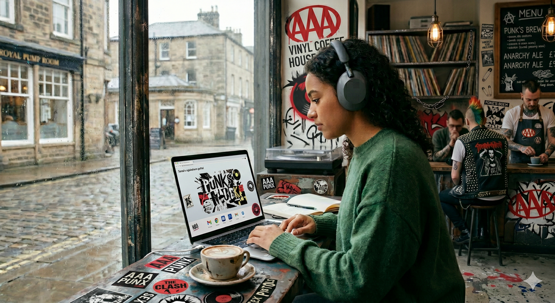 The Best Laptop-Friendly Cafe in Harrogate: Work, Coffee, and Vinyl at AAA