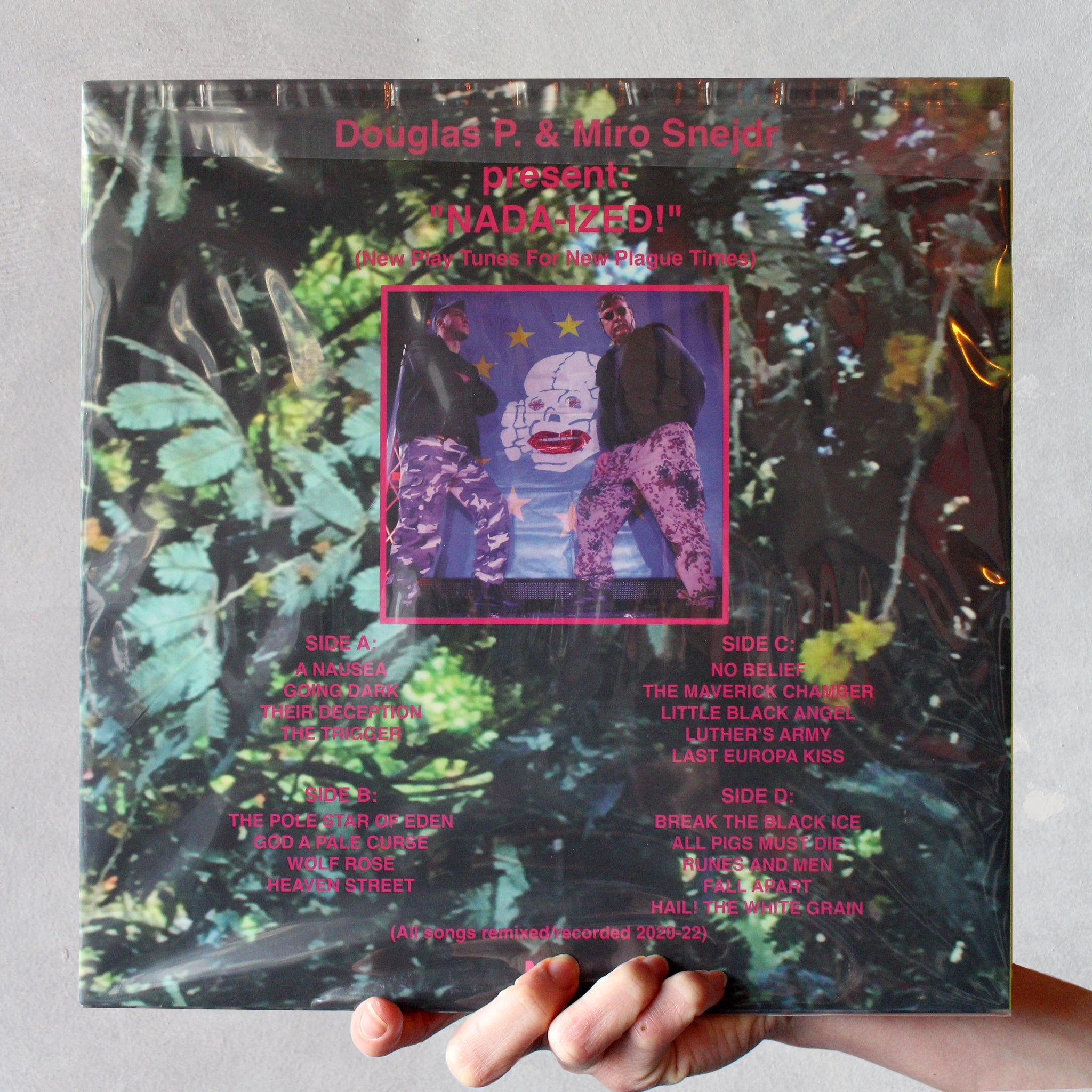 Death In June - "NADA-IZED!" (2010) Exclusive 180 Gram Double Translucent Aquamarine & Translucent Red LP