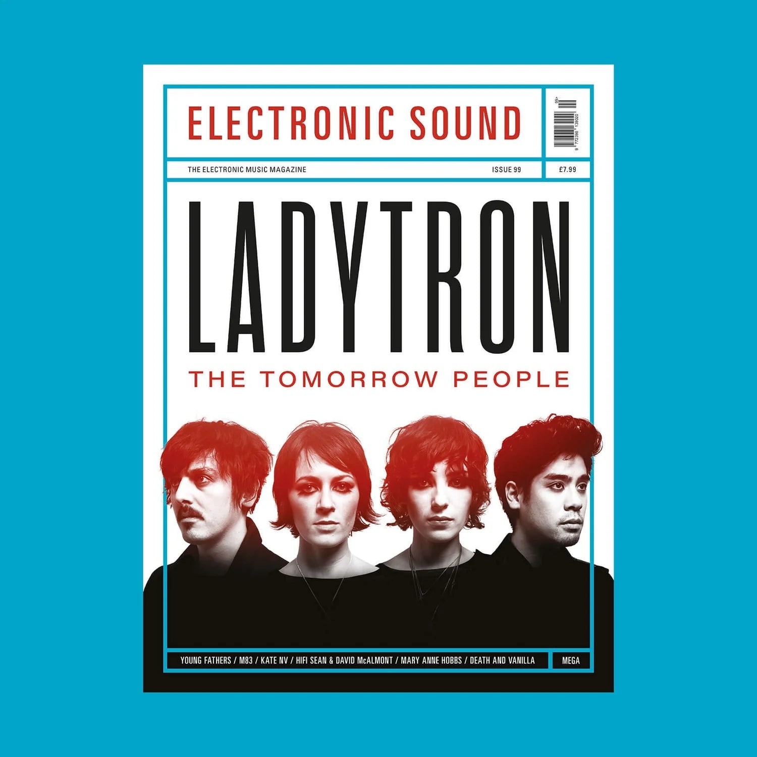 Electronic Sound Magazine + Vinyl - Issue 99 - Ladytron Issue + ‘Die Moritat von Mackie Messer’ / ‘City of Angels (Blakkat’s Made In Los Angeles Remix)’ orange vinyl seven-inch - AAA