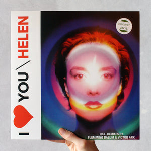 Helen - 'I Love You' (2023) Exclusive Clear Blue Vinyl - Audio Architect Apparel
