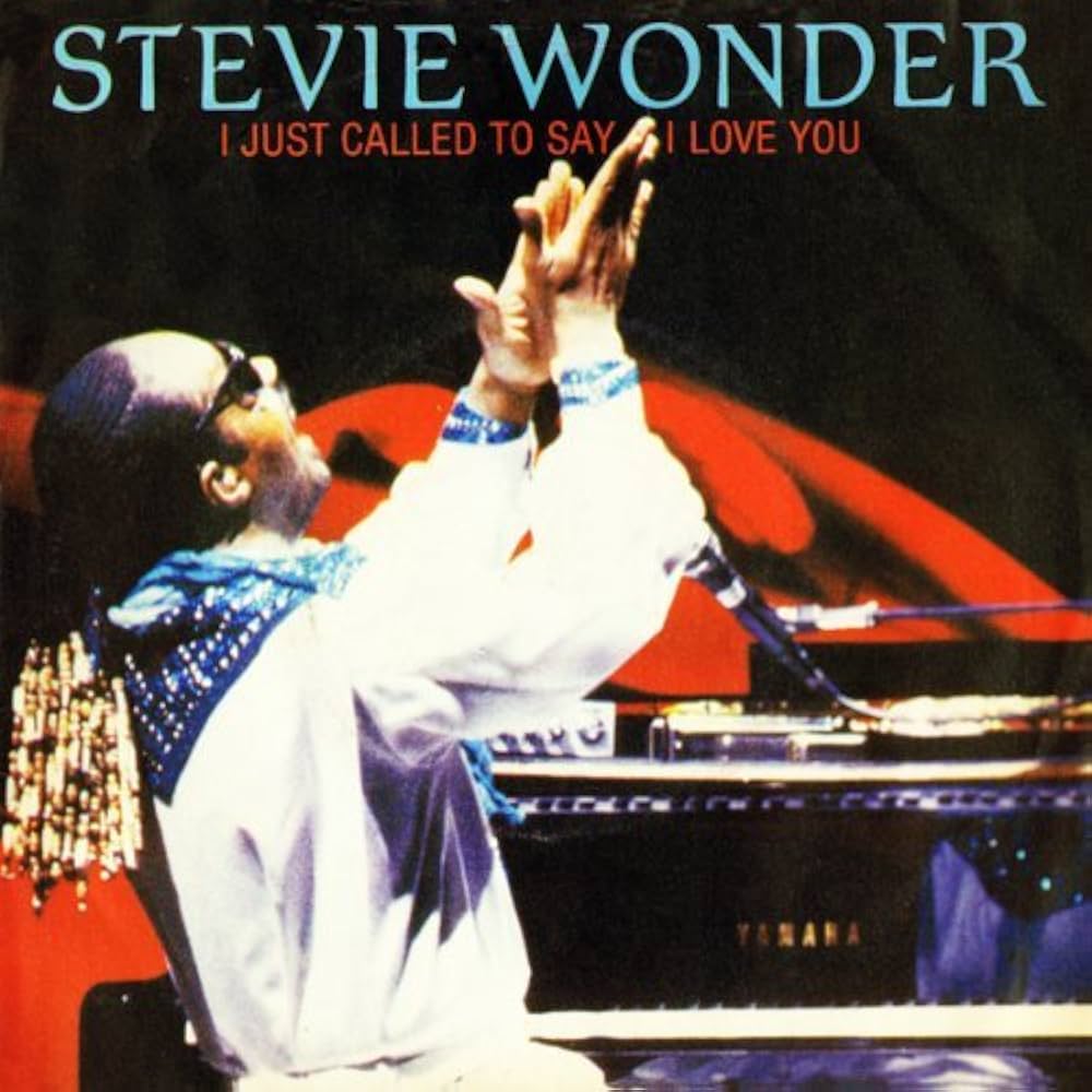 Stevie Wonder I just called to say I love you 1984 Vinyl 12"