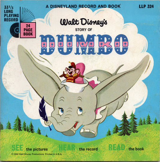Disney Dumbo 1970 Vinyl LP