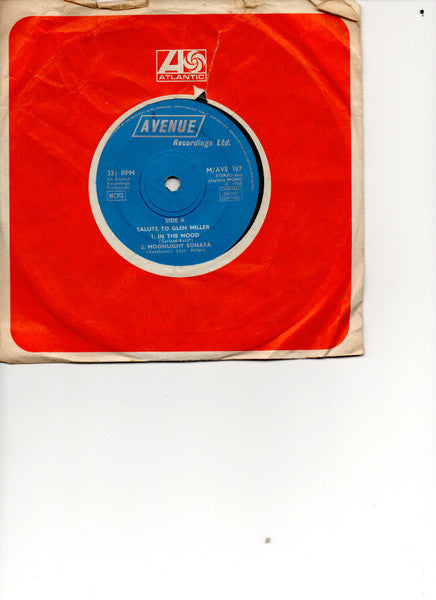 Unknown Artist Salute To Glen Miller 1968 Vinyl 7"