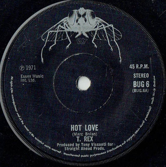 T Rex Hot Love 1971 Vinyl 7"