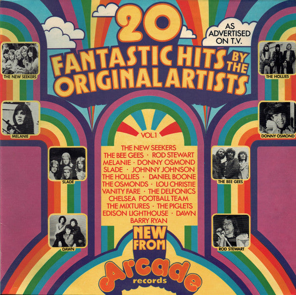 Various 20 Fantastic Hits Vol 1 1972 Vinyl LP