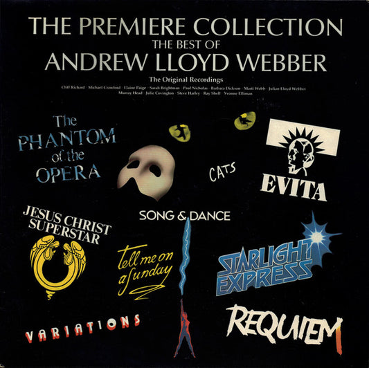 Andrew Lloyd Webber The Premier Collection 1988 Vinyl LP