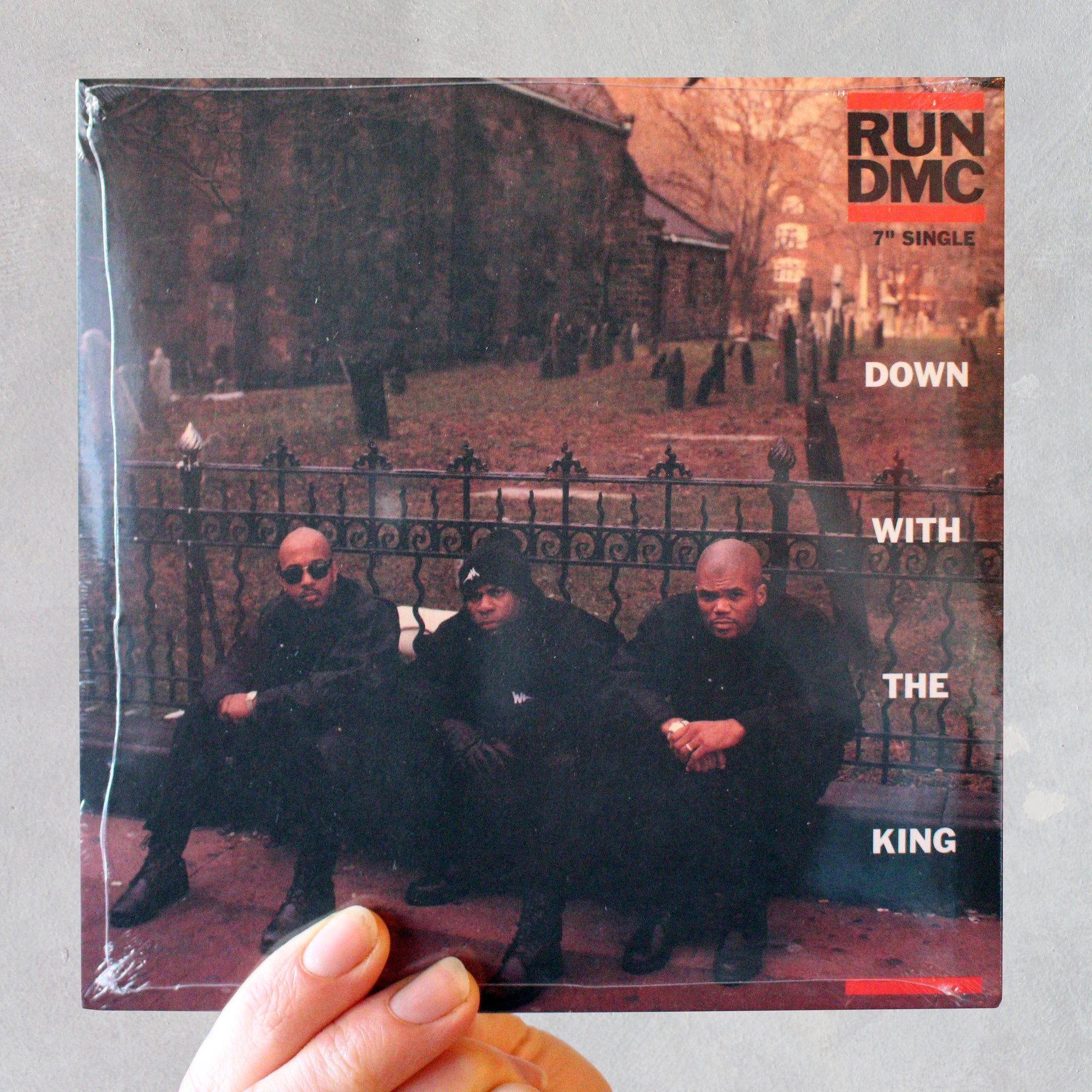 RUN DMC - 'Down With The King' (1991) 7" Vinyl - Audio Architect Apparel