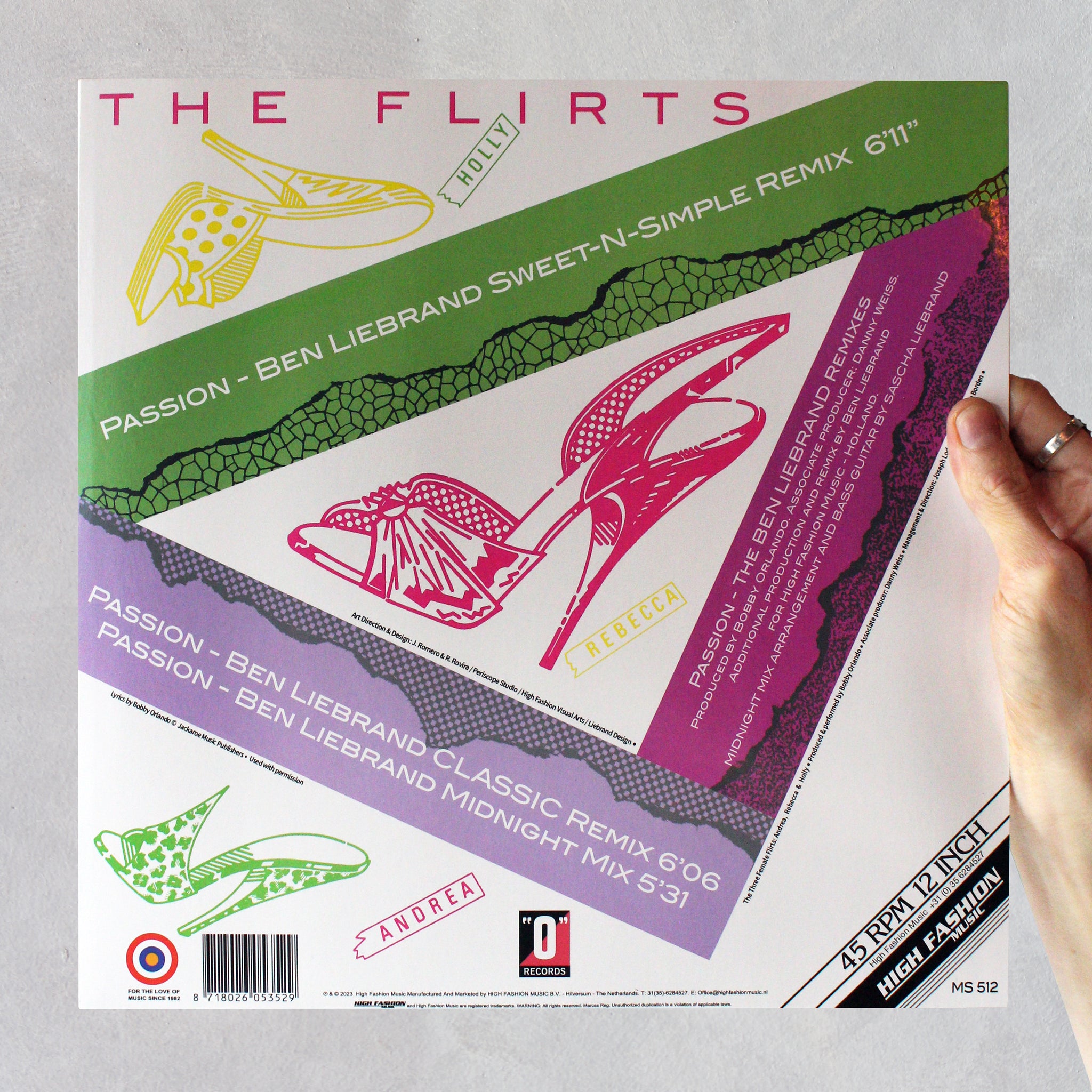 The Flirts - '(Ben Liebrand Sweet N Simple Remix)' (2023) Vinyl - Audio Architect Apparel